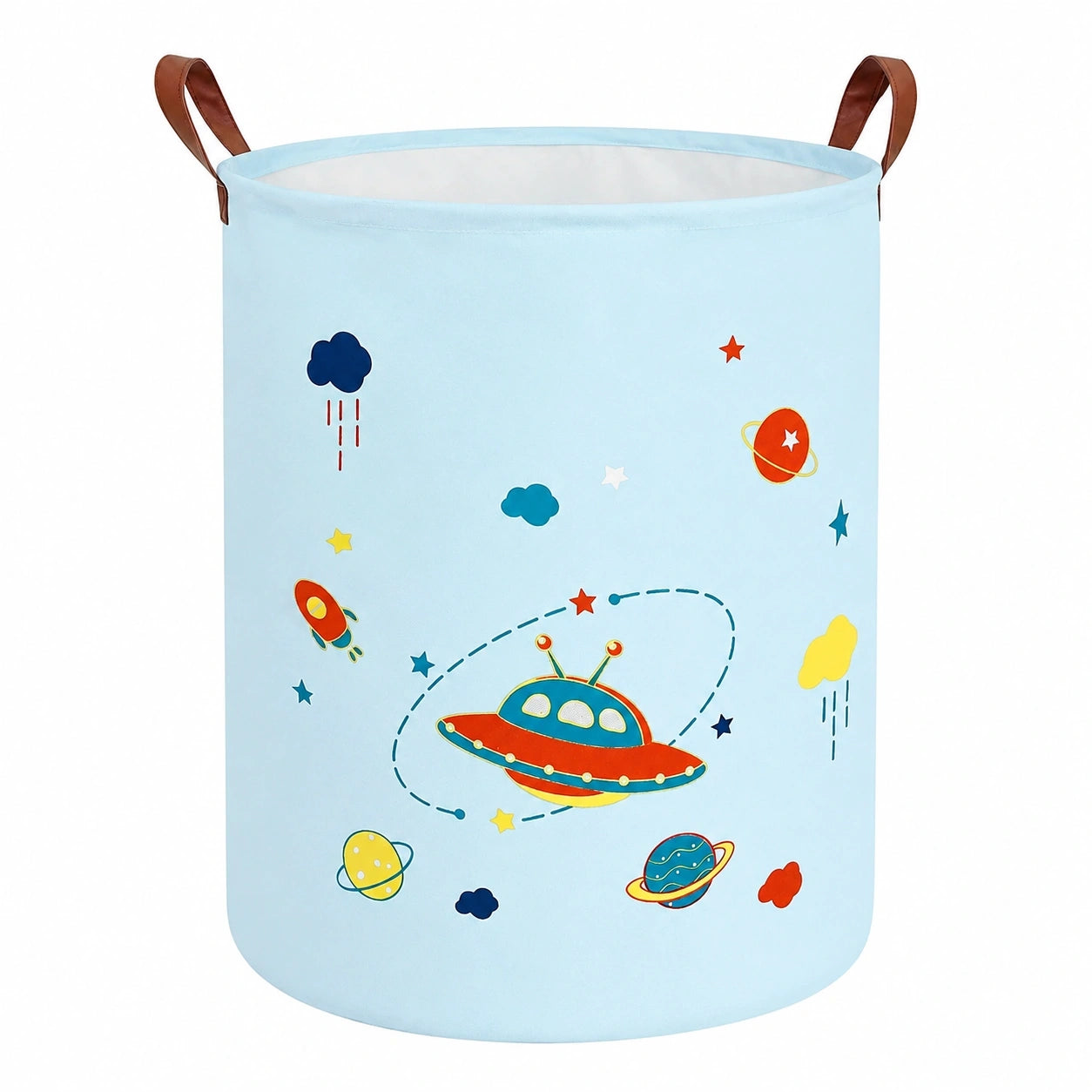 Faltbarer und wasserdichter Wäschekorb aus Segeltuch für Spielzeug und Kleidung