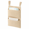 Babybett Organizer Hängetasche, Windelhalter für Spielzeug und Kleidung, Khaki