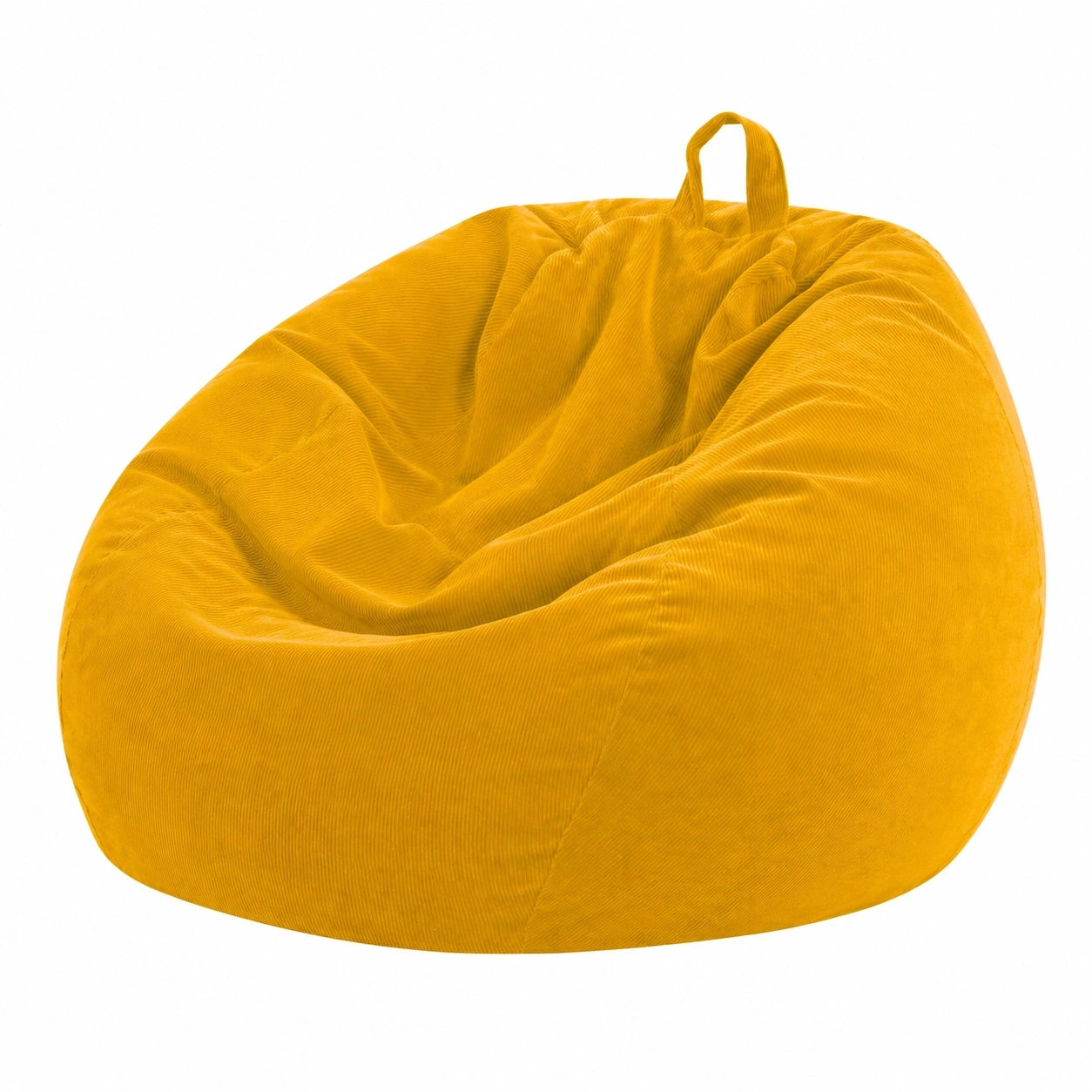 Premium Kordsamt Sitzsackbezug für Kinder und Erwachsene, Kuscheltier-Aufbewahrung, 200L