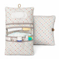 2-in-1 Baby-Windeltasche und Kosmetiktasche für Mütter - Tragbarer Organizer mit Panda-Motiv