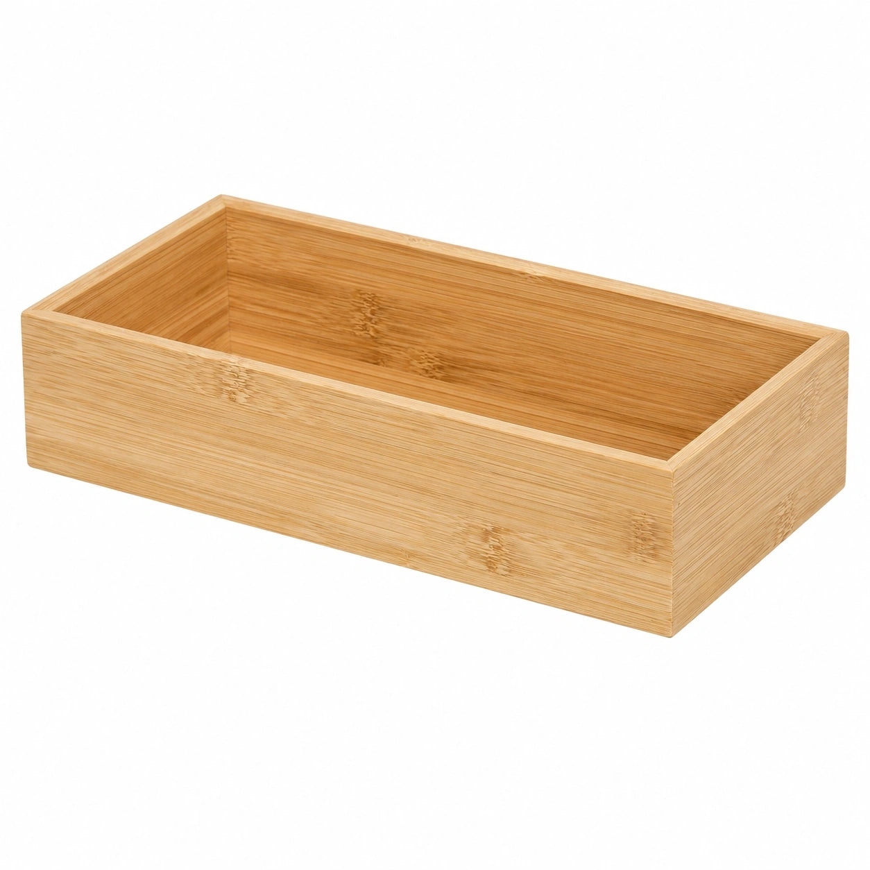Große Bambus-Aufbewahrungsbox für Bad, Büro, Küche - Osaka Organizer Nature XXL