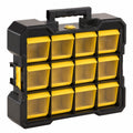 Stanley FatMax Flip-Bin Organizer mit Transparentdeckel und Tragegriff