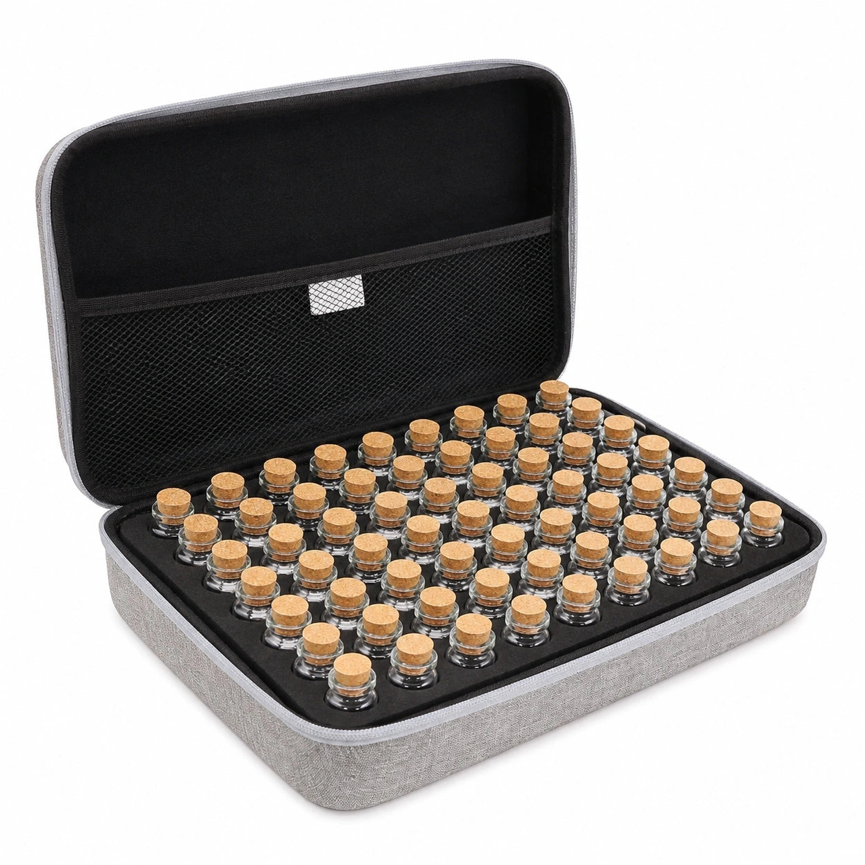 Saatgut Aufbewahrungssystem mit 80 Slots und 40 Tütchen, inklusive Etiketten und Trichter, Samenorganizer (Saatgut nicht enthalten)